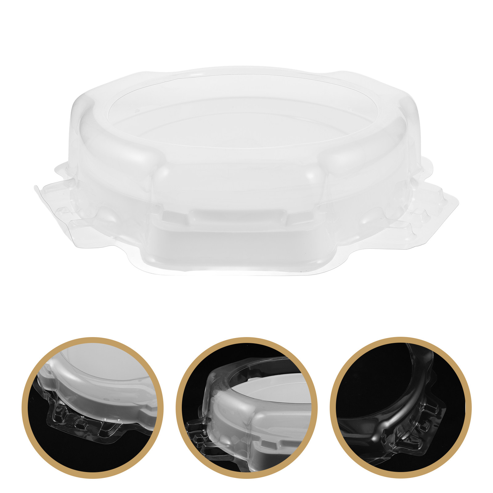 Party Games Kids Outdoor - White Round Gyro Disk Plastic Stadium