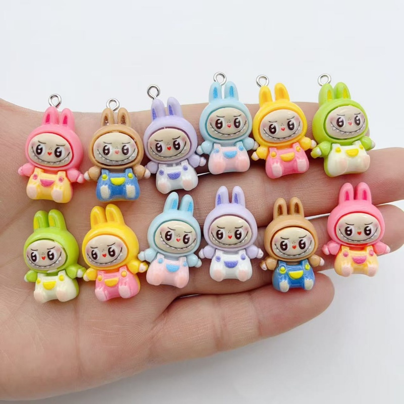 Party Games Spy - 10Pcs Kawaii Rabbit Strawberry House Resin