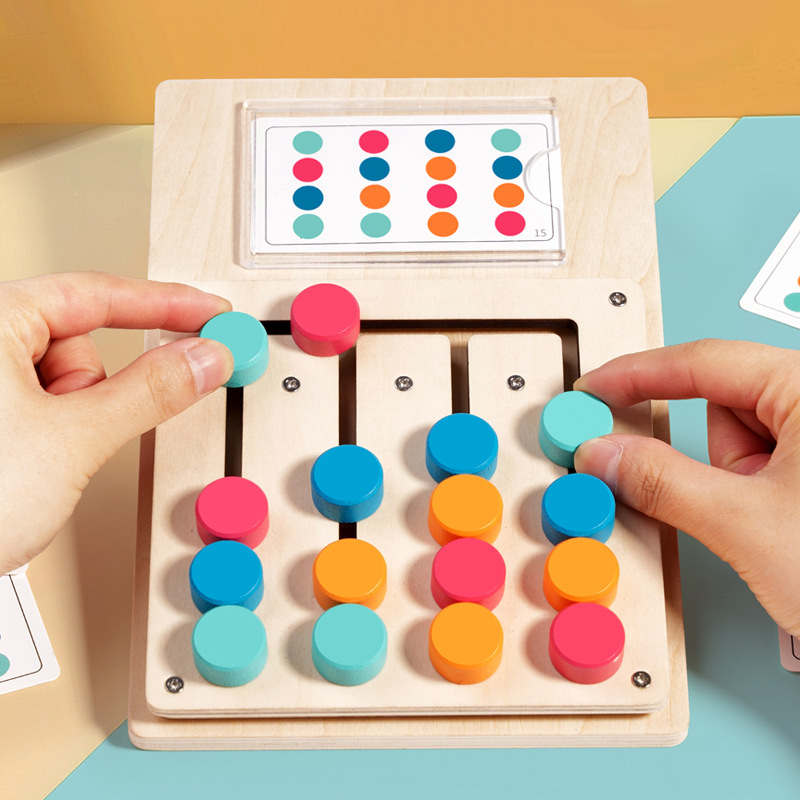 Party Games At Home - Kids Montessori Color Shape Matching Cognition