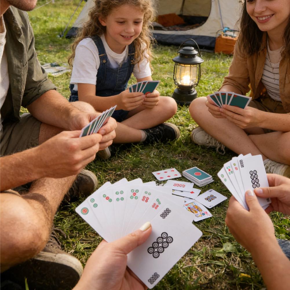 144 Cards Mahjong Set with 2 D - đánh giá và giá Party Games At Home