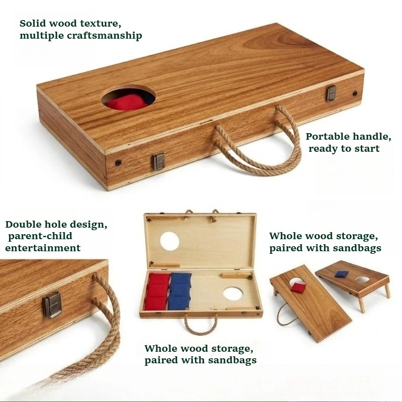 Premium Wooden Foldable Cornho - đánh giá và giá Cornhole Board Set