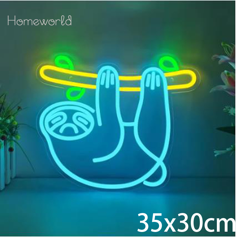 Sloth LED Neon Light sign  USB - đánh giá và giá Party Games Switch 1