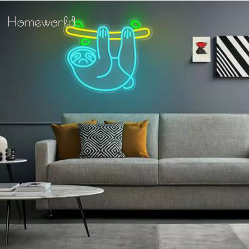 Sloth LED Neon Light sign  USB - đánh giá và giá Party Games Switch 1