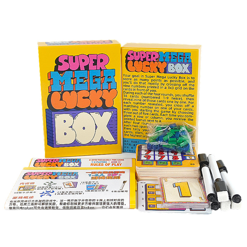Super Mega Lucky Box Board Gam - đánh giá và giá Party Family Games