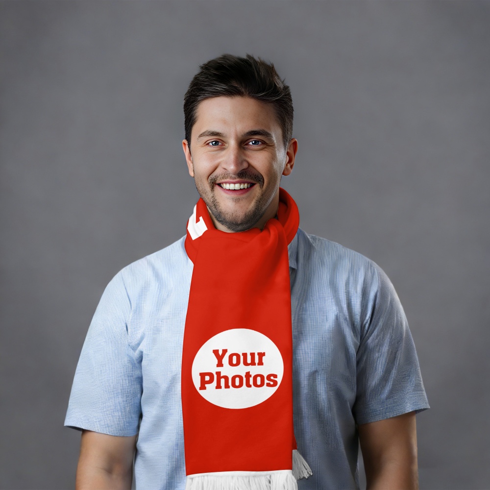1pc Custom Team Fan Scarf - Pe - đánh giá và giá Party Games Gender Reveal