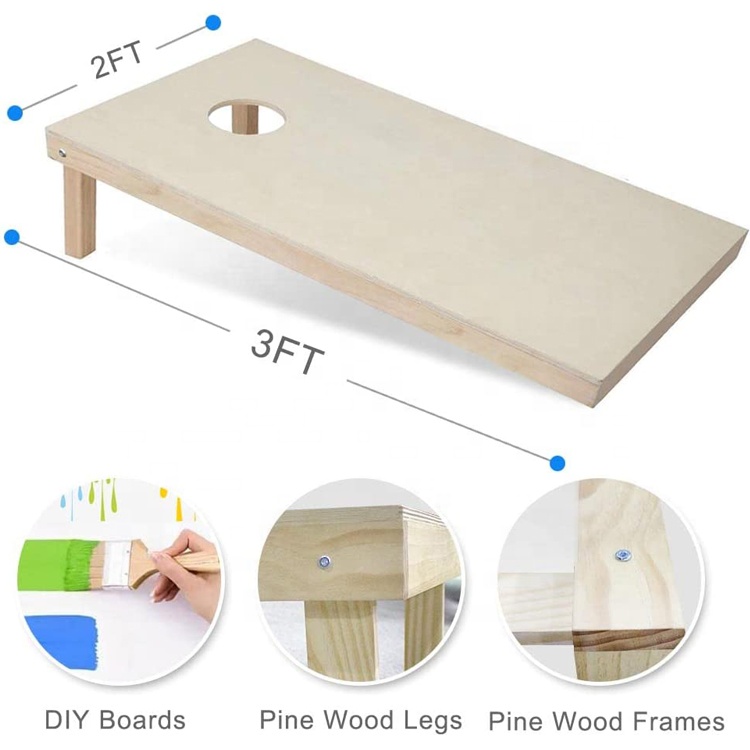 Solid Wood Premium Cornhole Ga - đánh giá và giá Cornhole Board Set