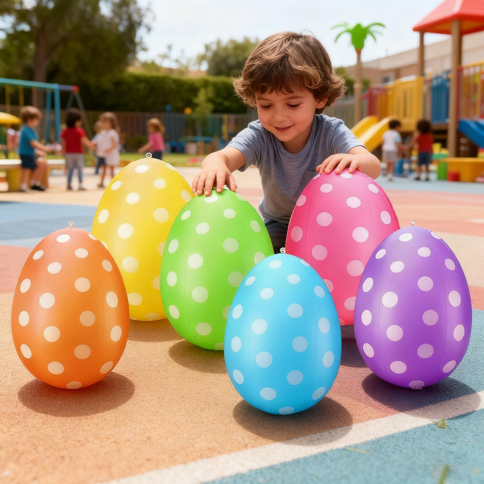 Inflatable Easter Eggs 6Pcs/se - đánh giá và giá Party Games Egg