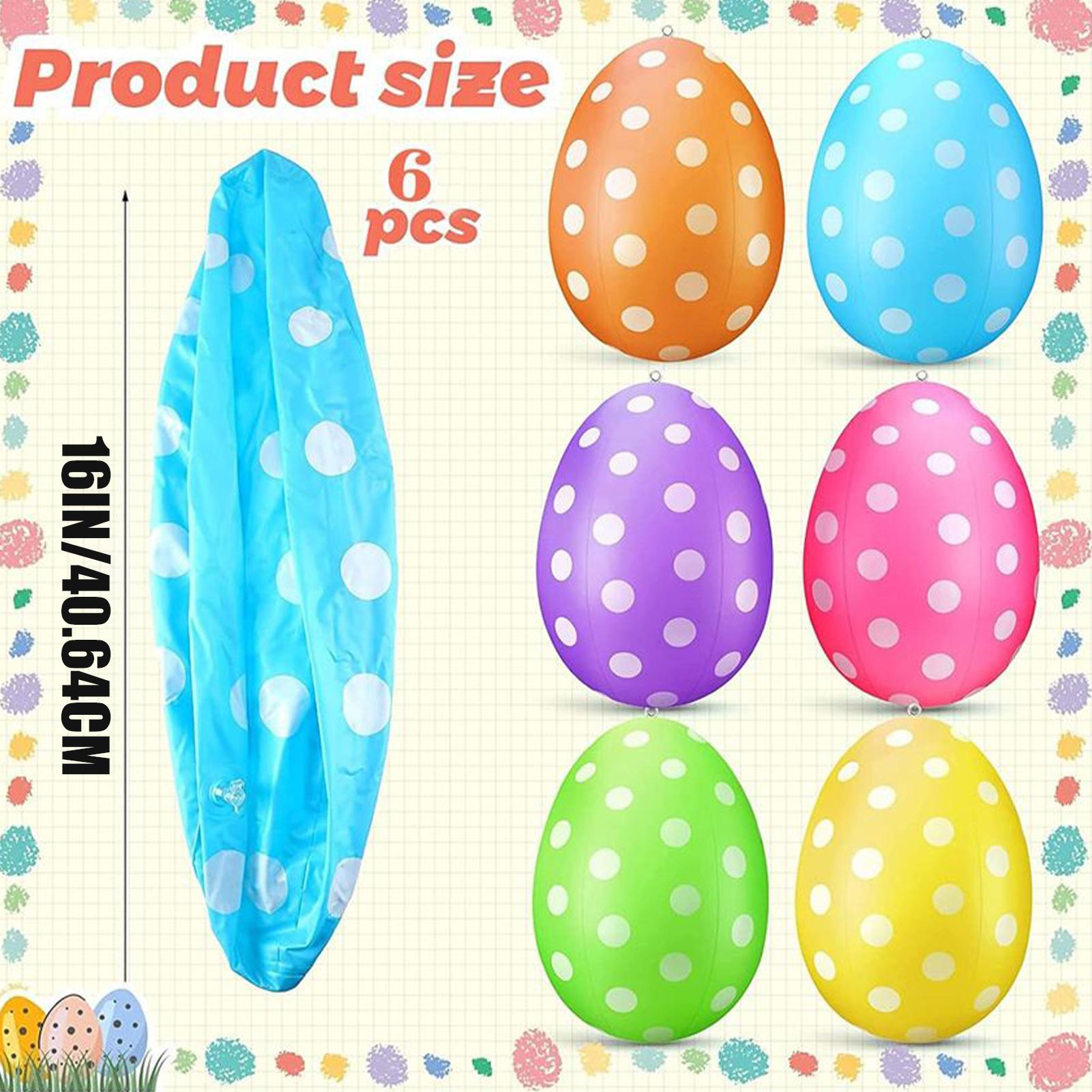 Inflatable Easter Eggs 6Pcs/se - đánh giá và giá Party Games Egg