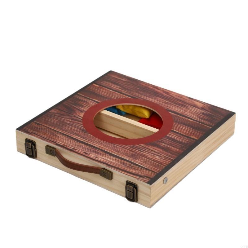 Bộ Cornholes động với 4 túi đậ - đánh giá và giá Cornhole Board Set