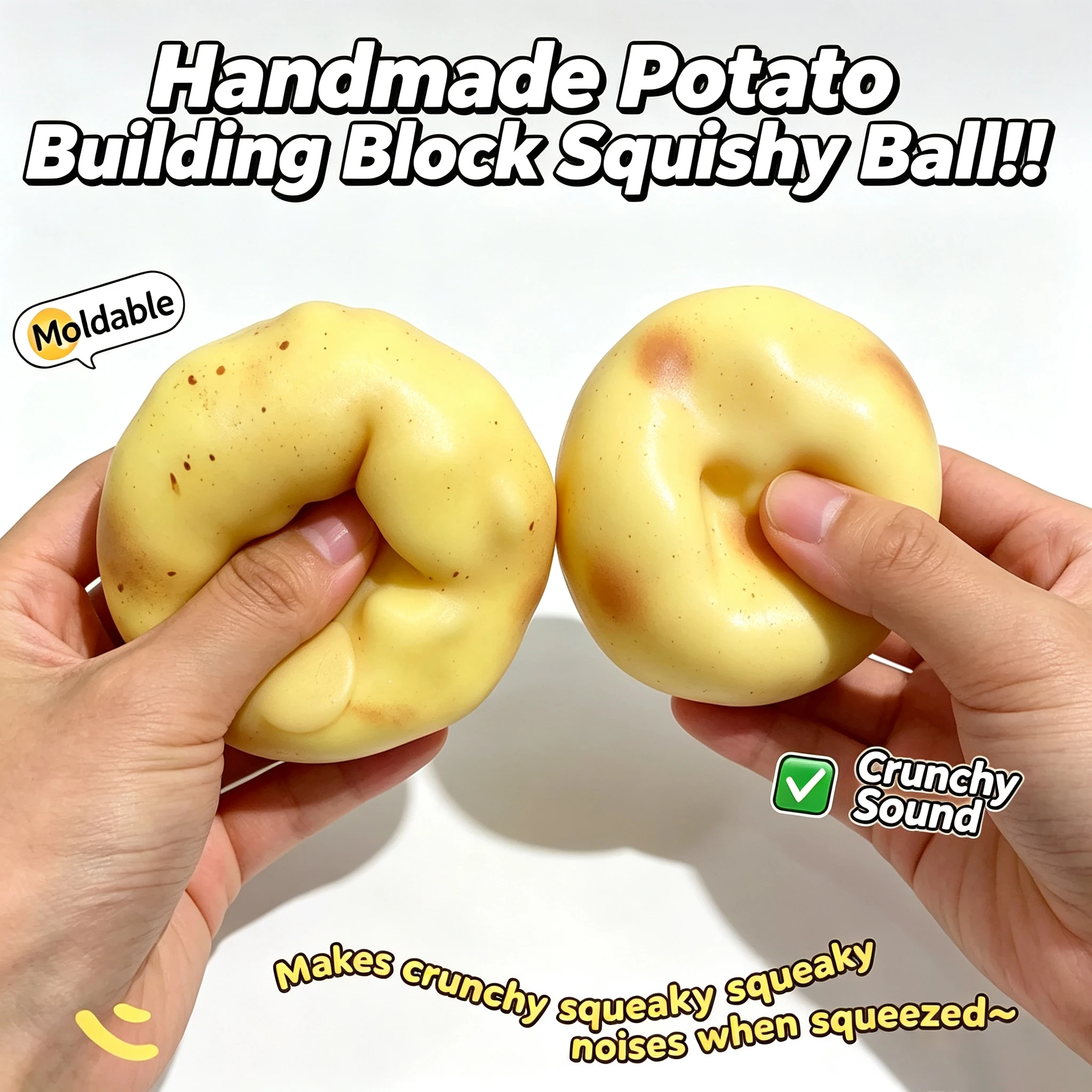 Crunchy Potato Squishy Stress  - đánh giá và giá Party Games Children