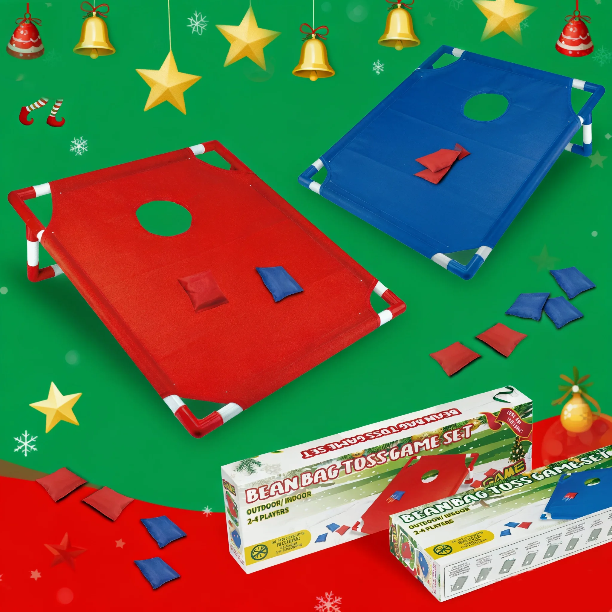 Portable Cornhole Game Set wit - đánh giá và giá Cornhole Board Set