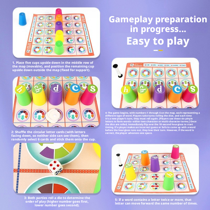 Hot Kids Chinese Pinyin Matchi - đánh giá và giá Party Games At Home