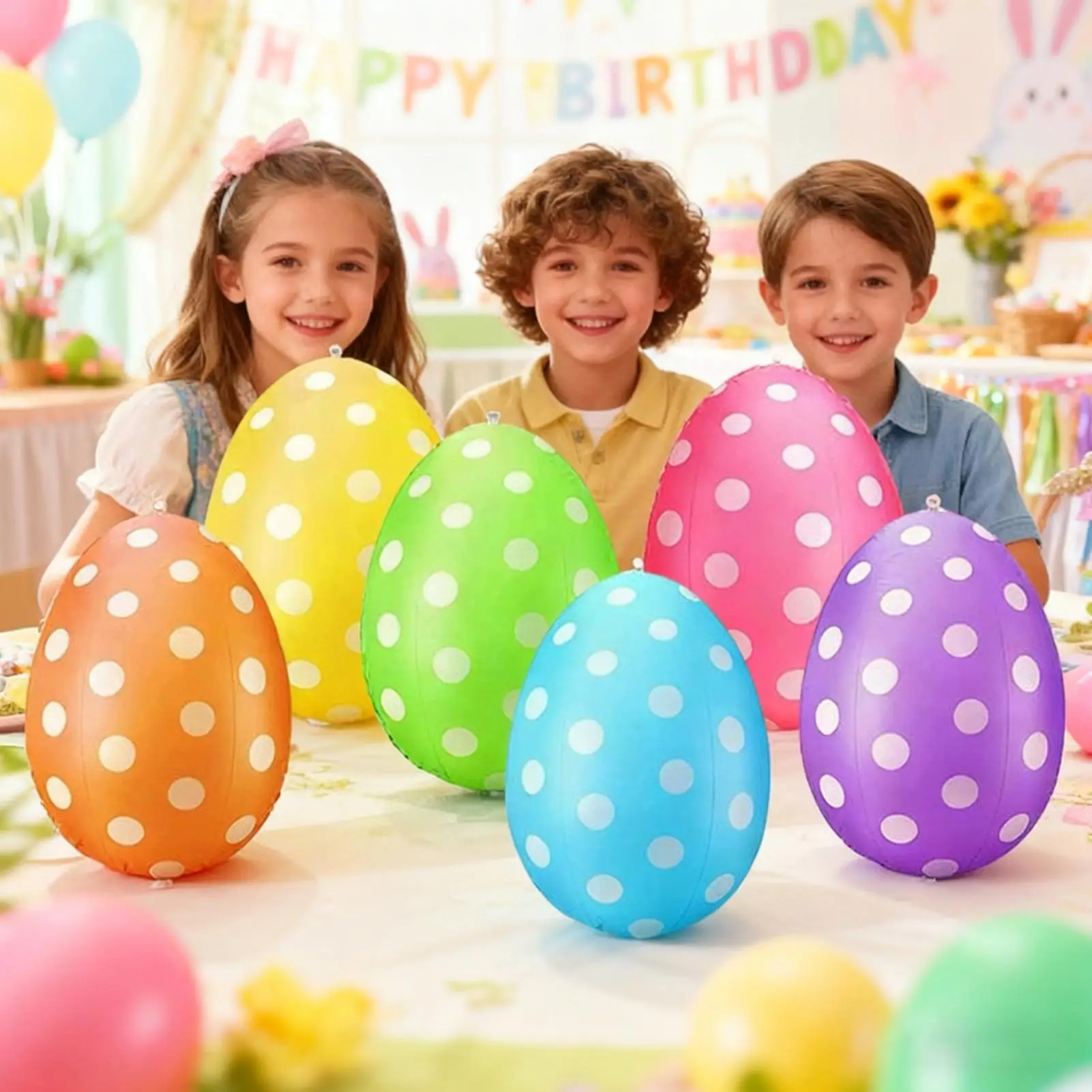 6Pcs Inflatable Easter Eggs /s - đánh giá và giá Party Games Egg