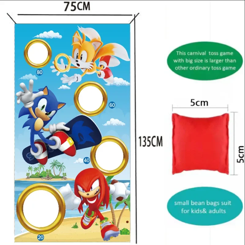 Game Sonics Theme Party Cornho - đánh giá và giá Cornhole Board Set