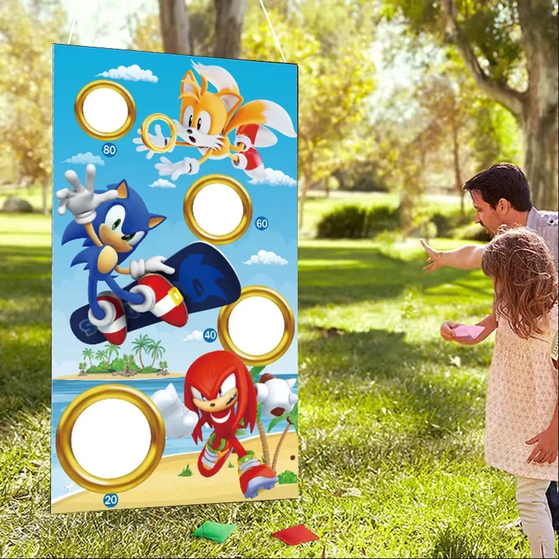 Game Sonics Theme Party Cornho - đánh giá và giá Cornhole Board Set