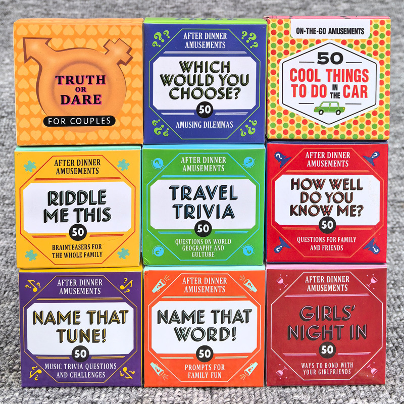 50 Pieces After-Dinner Amuseme - đánh giá và giá Party Family Games
