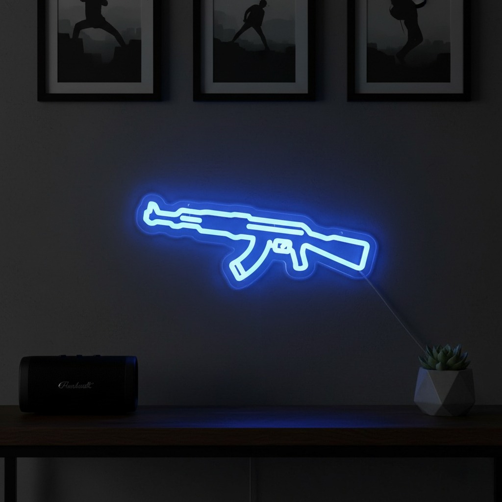 AK Shape Neon Sign - USB-Power - đánh giá và giá Party Games Switch 1