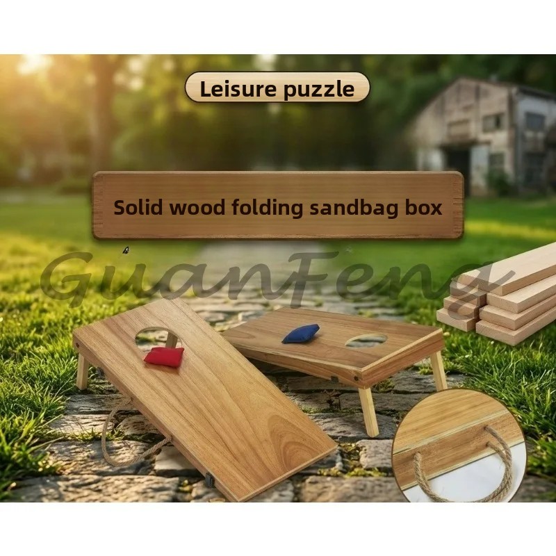 Wooden Foldable Cornhole Set B - đánh giá và giá Cornhole Board Set