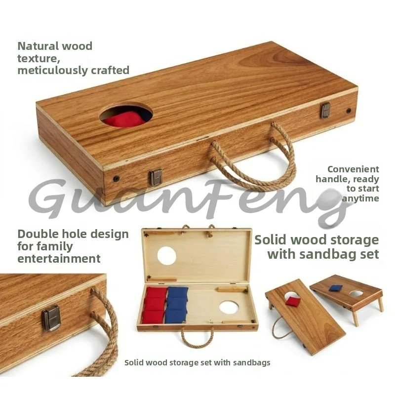 Wooden Foldable Cornhole Set B - đánh giá và giá Cornhole Board Set