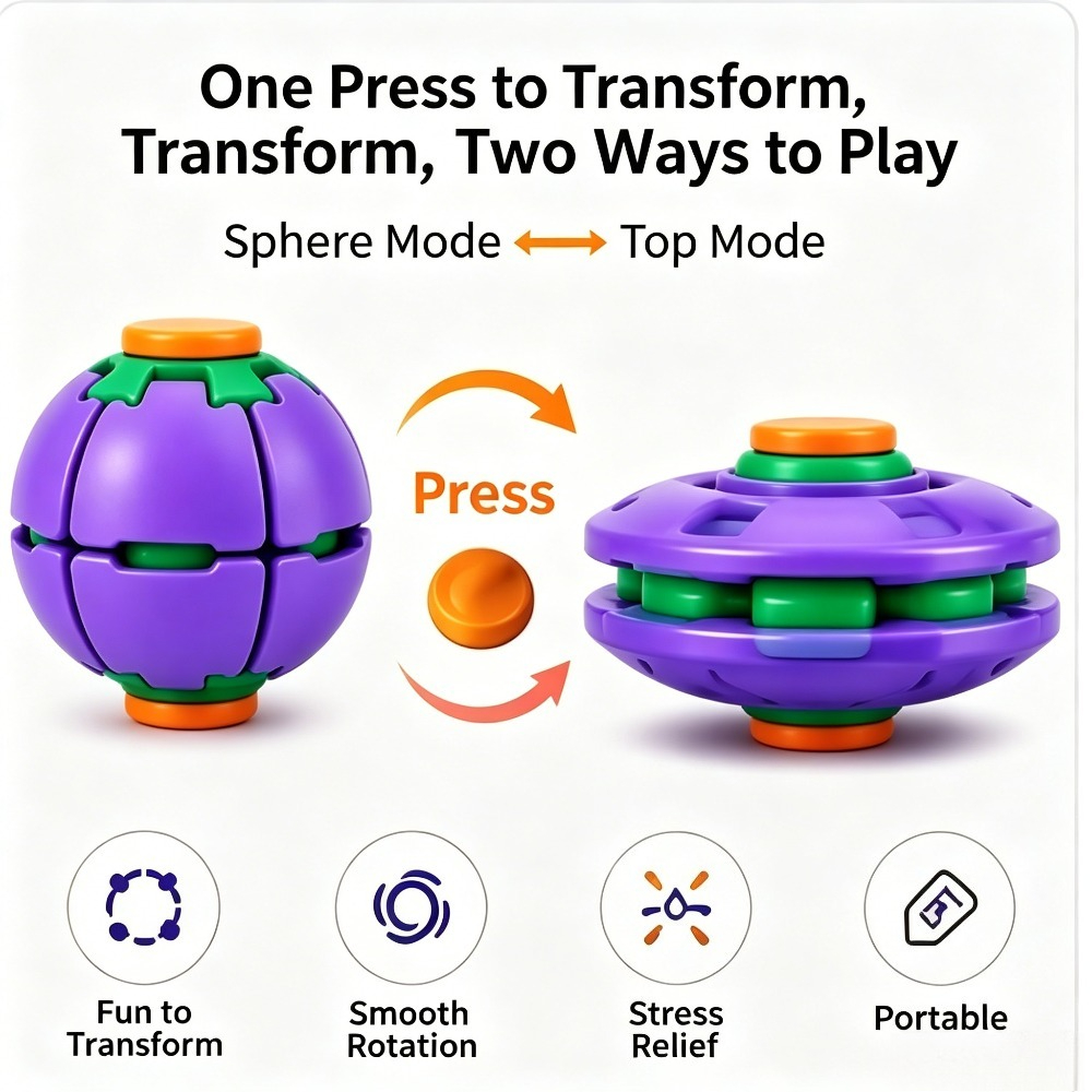 Transforming Fidget Spinner Ba - đánh giá và giá Party Games Children