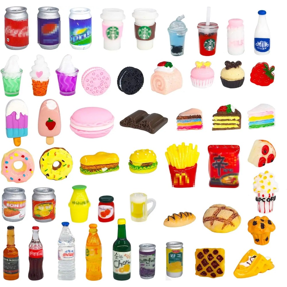 50Pcs Miniature Food Drink Bot - đánh giá và giá Party Games You Can Play