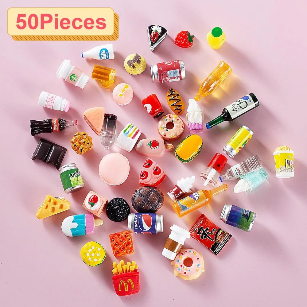 50Pcs Miniature Food Drink Bot - đánh giá và giá Party Games You Can Play