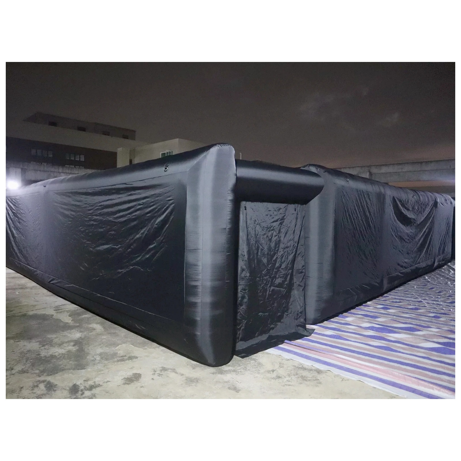 Mê cung bơm hơi lớn màu đen tr - đánh giá và giá Party Games Kids Outdoor