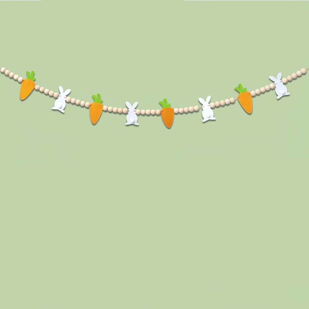 Bunny rabbit Carrot Garland ha - đánh giá và giá Party Games Egg