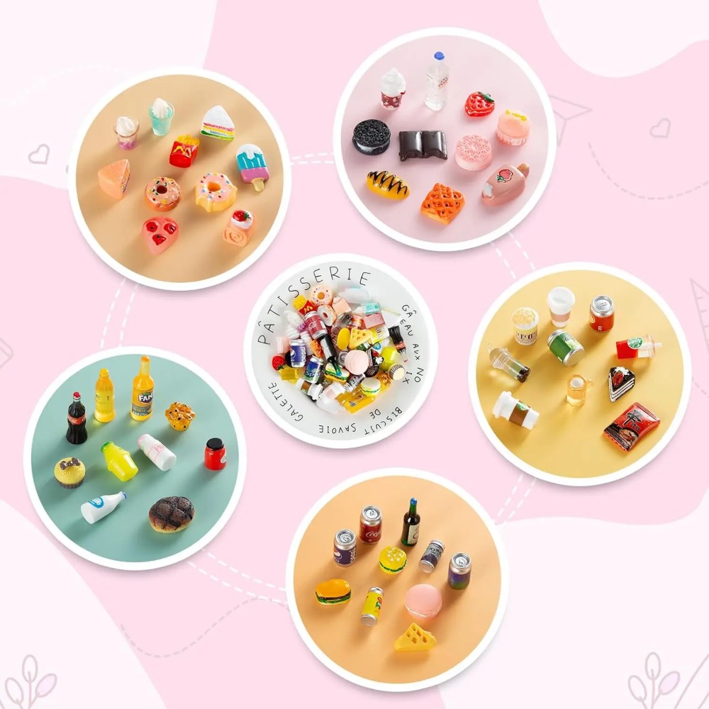 50Pcs Miniature Food Drink Bot - đánh giá và giá Party Games You Can Play