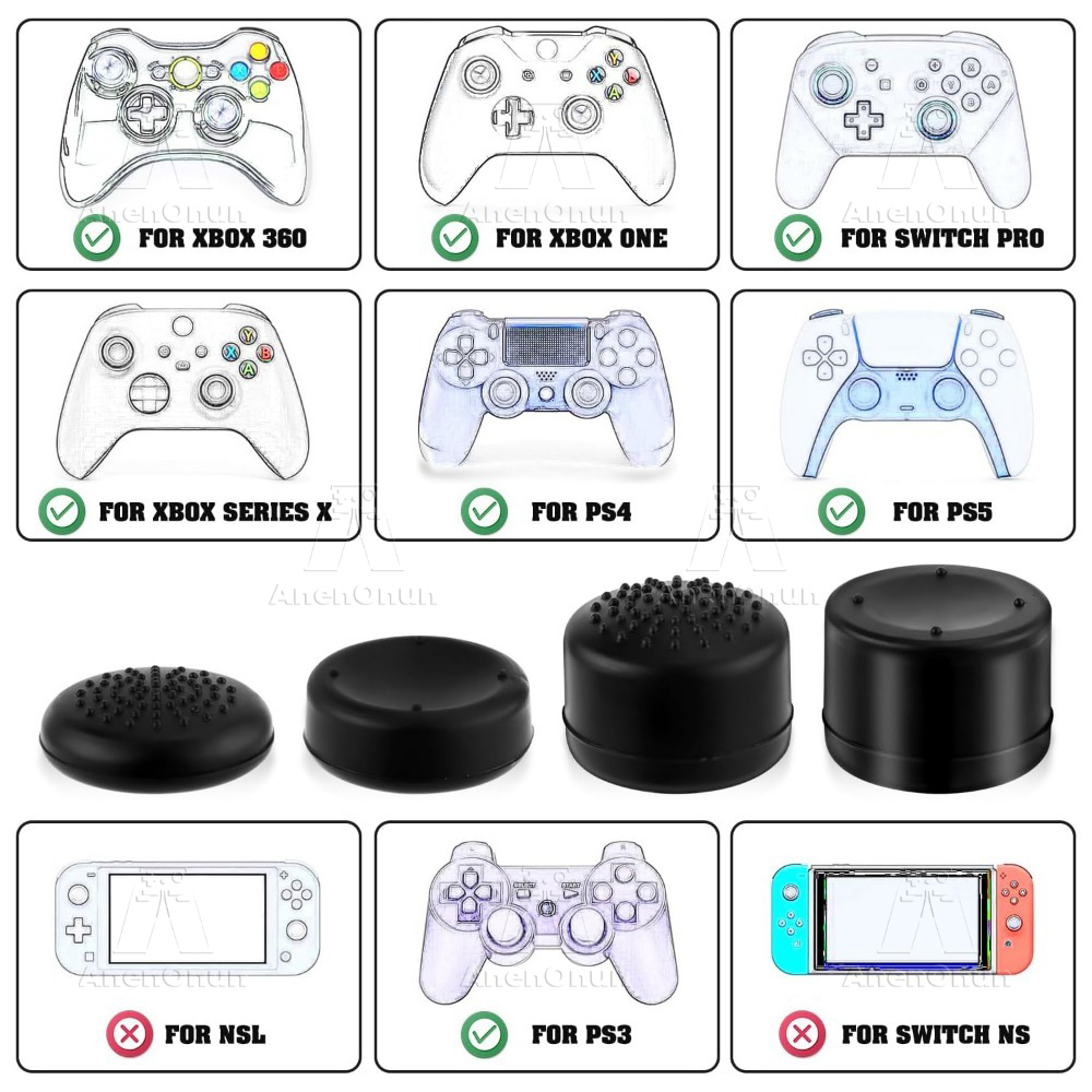 8PCS Thumb Grip Caps Controlle - đánh giá và giá Party Games Playstation