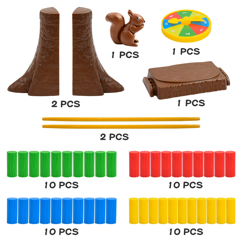 Squirrel Push Log Balance Boar - đánh giá và giá Party Games At Home