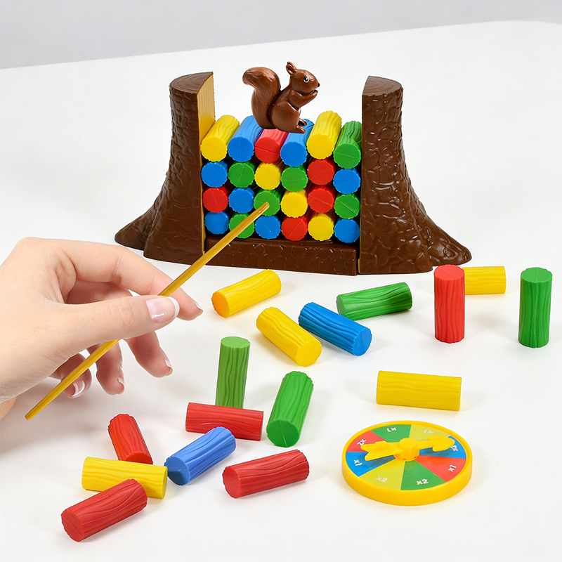 Squirrel Push Log Balance Boar - đánh giá và giá Party Games At Home