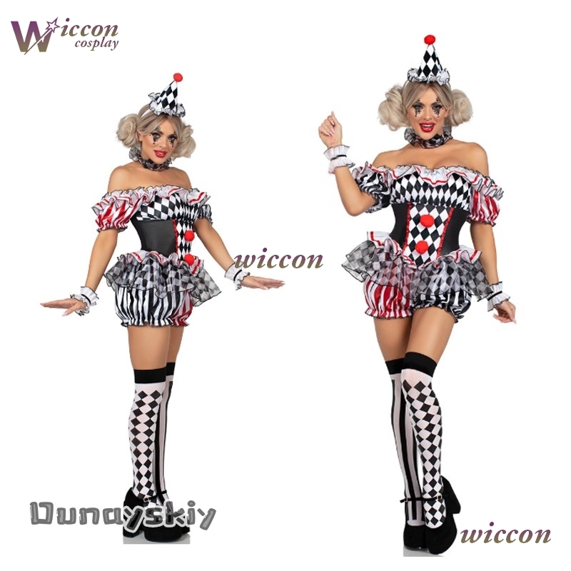 Women Clown Cosplay Costume Ci - đánh giá và giá Party Games Online Free