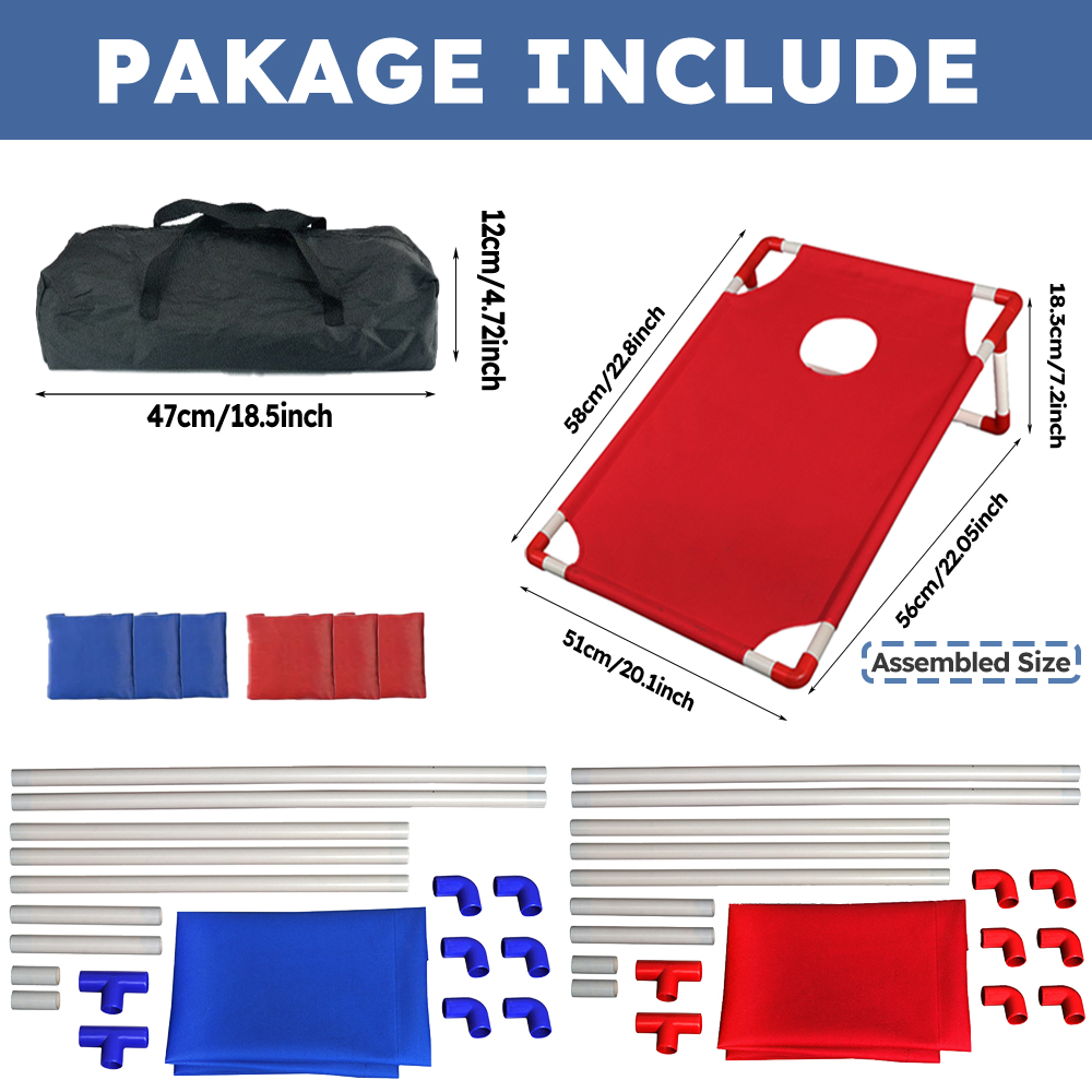 9pcs Scoring Portable Cornhole - đánh giá và giá Cornhole Board Set