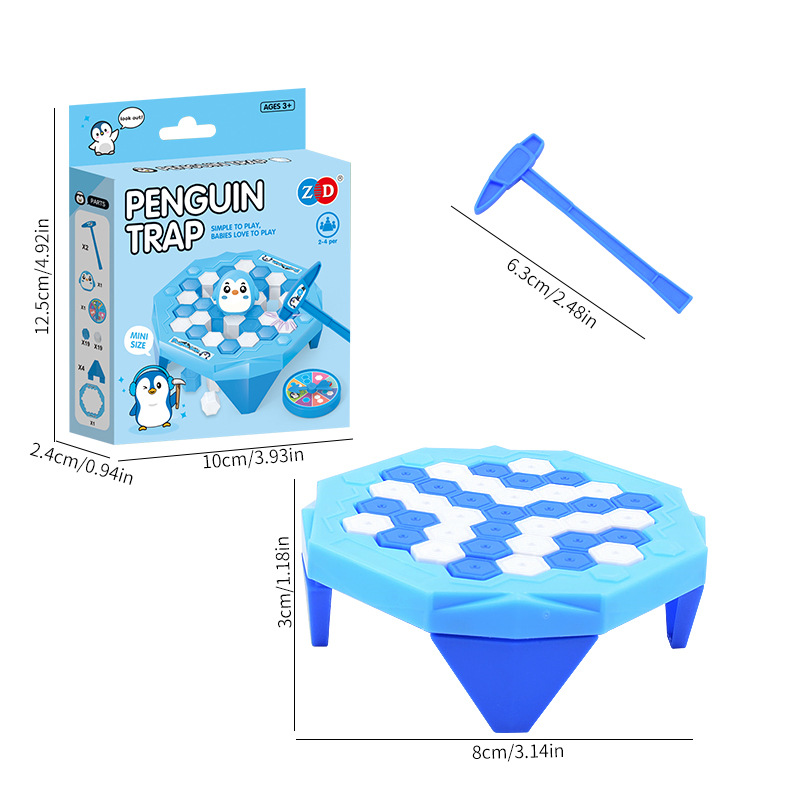 Mini Ice Breaking Penguin Frog - đánh giá và giá Party Games Jogos