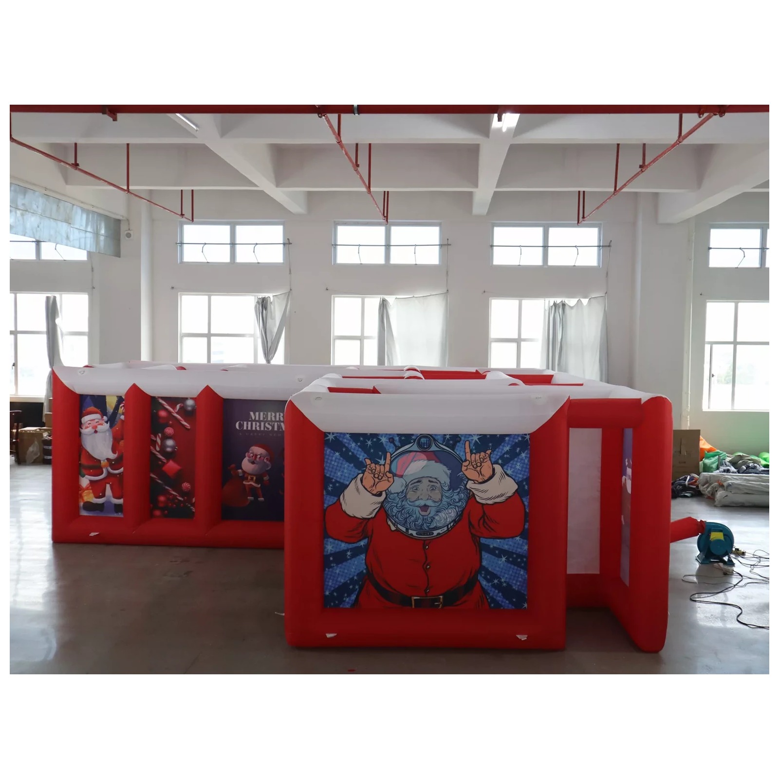 Mê cung bơm hơi mái phẳng màu  - đánh giá và giá Party Games Kids Outdoor