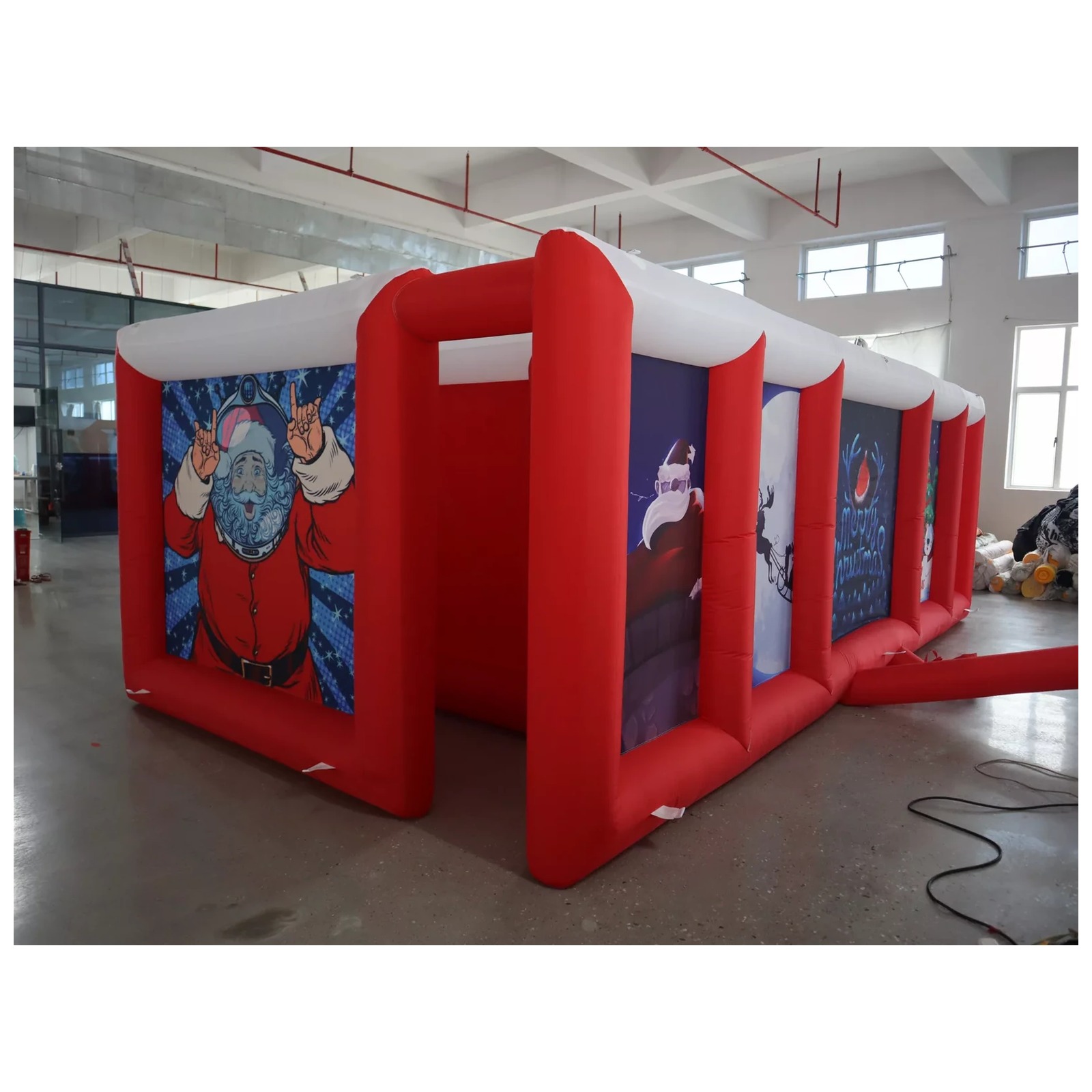 Mê cung bơm hơi mái phẳng màu  - đánh giá và giá Party Games Kids Outdoor