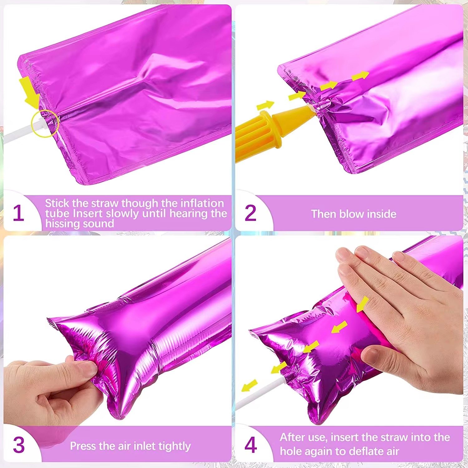 10/30pc Aluminum Film Inflatab - đánh giá và giá Party Games Gender Reveal