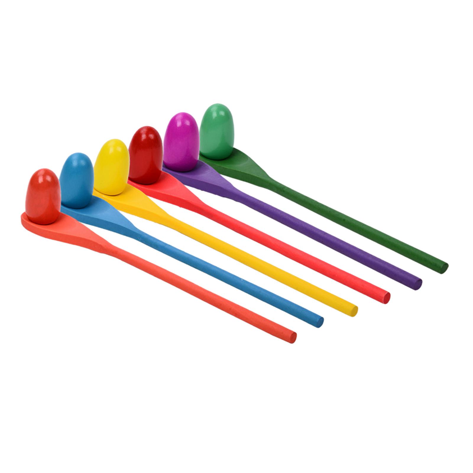 6 Pieces Egg Spoon Race Game H - đánh giá và giá Party Games Kids Outdoor