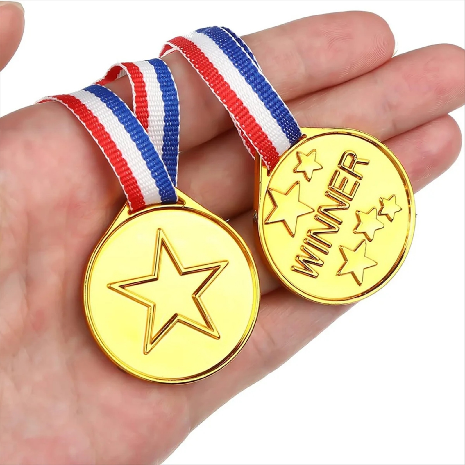 30Pcs Plastic Gold Winners Med - đánh giá và giá Party Games Gender Reveal