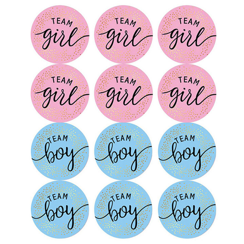 60Pcs Gender Reveal Stickers f - đánh giá và giá Party Games Gender Reveal