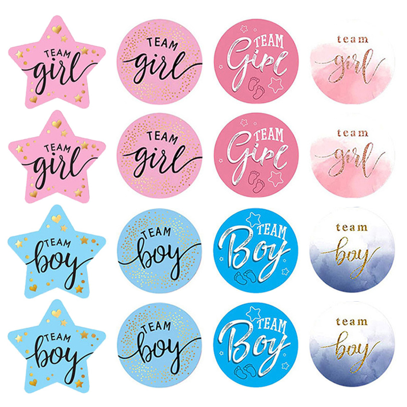 60Pcs Gender Reveal Stickers f - đánh giá và giá Party Games Gender Reveal