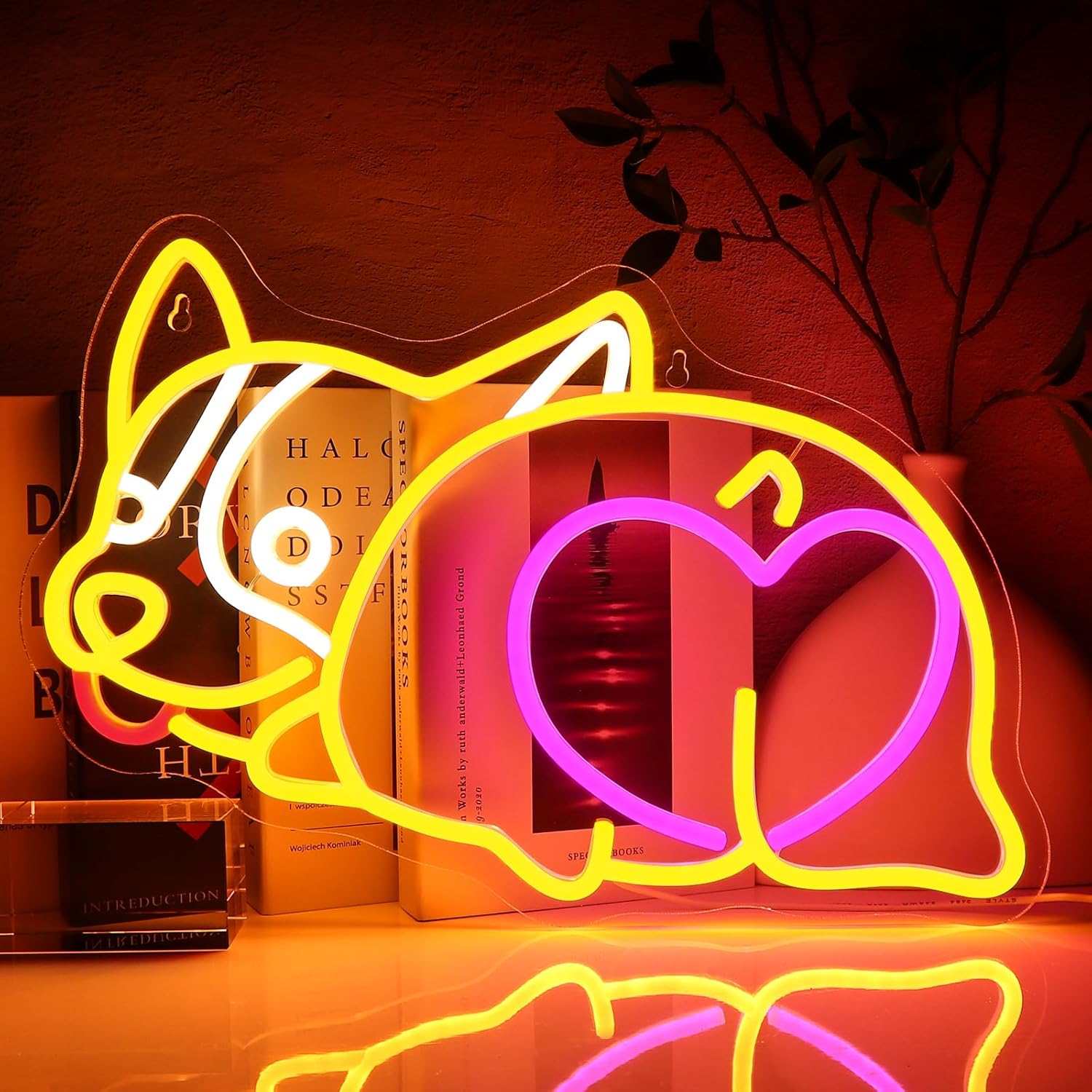 Corgie Dog Neon Sign USB Power - đánh giá và giá Zoo Party Games